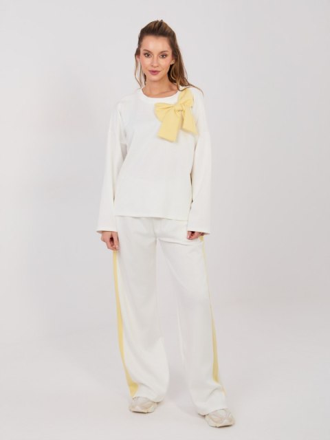 Spodnie dresowe-IT-DR-22220.88-ecru