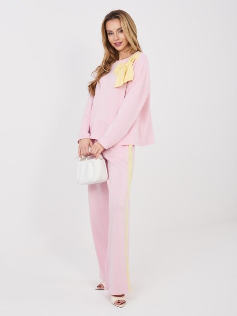 Spodnie dresowe-IT-DR-22220.88-jasny różowy