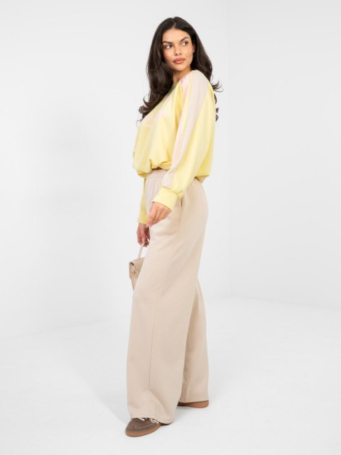 Spodnie dresowe-IT-DR-22227.91-beżowy