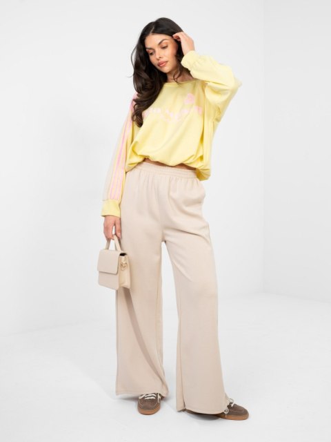 Spodnie dresowe-IT-DR-22227.91-beżowy