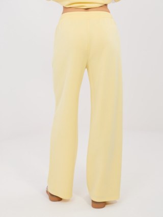Spodnie dresowe-IT-DR-22230.92-jasny żółty