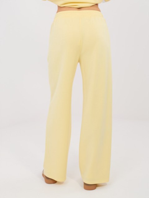 Spodnie dresowe-IT-DR-22230.92-jasny żółty