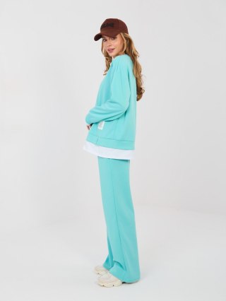 Spodnie dresowe-IT-DR-22230.92-turkusowy