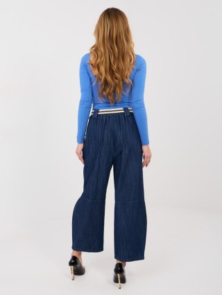 Spodnie jeans-IT-SP-FL9929.17P-granatowy