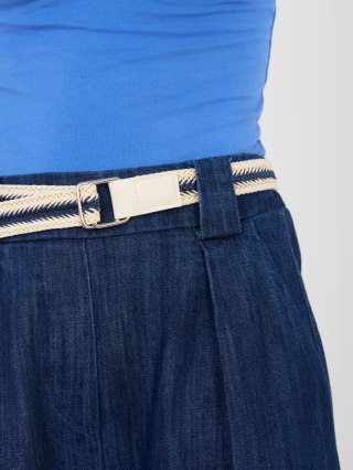 Spodnie jeans-IT-SP-FL9929.17P-granatowy