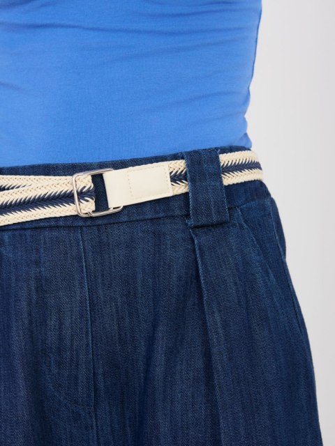 Spodnie jeans-IT-SP-FL9929.17P-granatowy