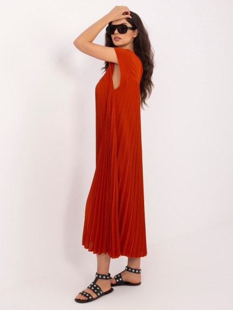 Sukienka-IT-SK-19552.71-ciemny pomarańczowy