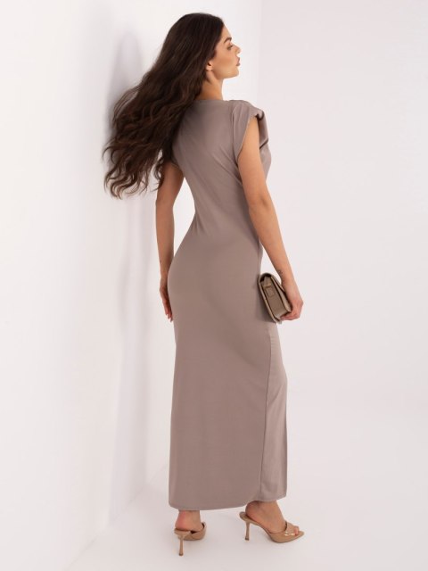 Sukienka-IT-SK-22350.86-ciemny bezowy