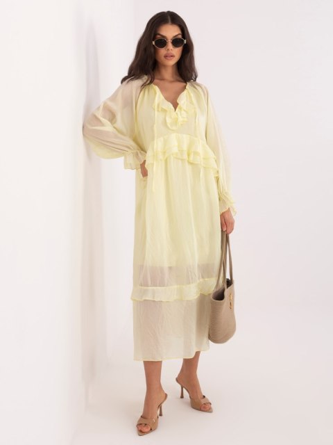 Sukienka-IT-SK-51600.19-jasny żółty