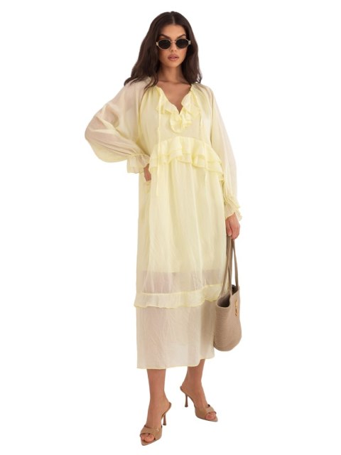 Sukienka-IT-SK-51600.19-jasny żółty