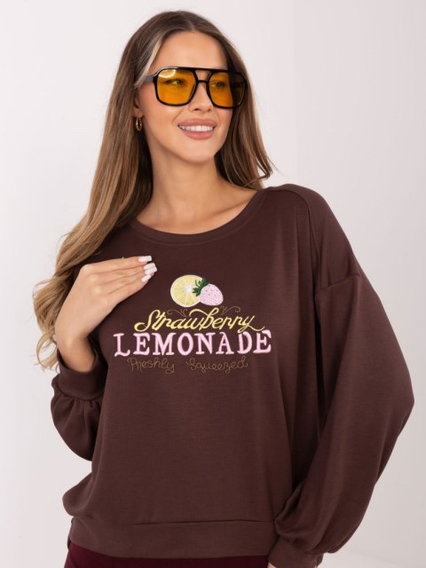 Bluza-RV-BL-A1218.11P-ciemny brązowy