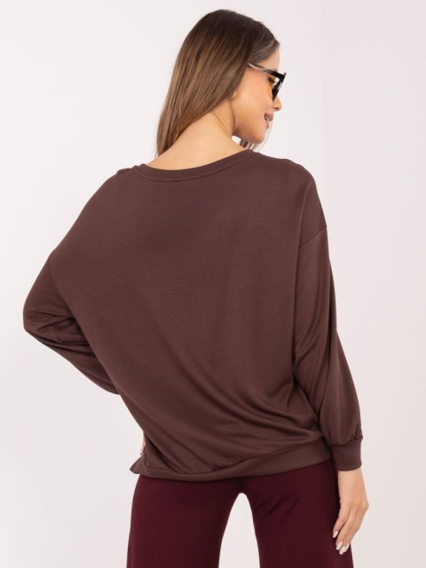 Bluza-RV-BL-A1218.11P-ciemny brązowy