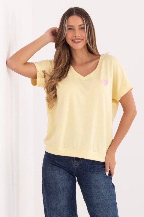 Bluzka-RV-BZ-A1259.01P-jasny żółty