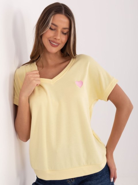 Bluzka-RV-BZ-A1259.01P-jasny żółty