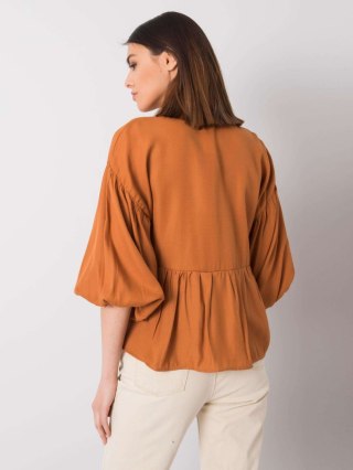 Koszula-328-KS-4023.57-jasny brązowy