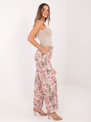 Spodnie-IT-SP-FL10232.21-ciemny różowy