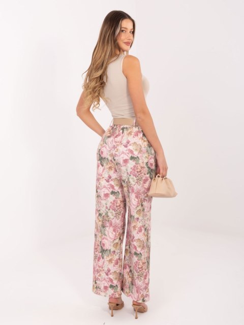 Spodnie-IT-SP-FL10232.21-ciemny różowy