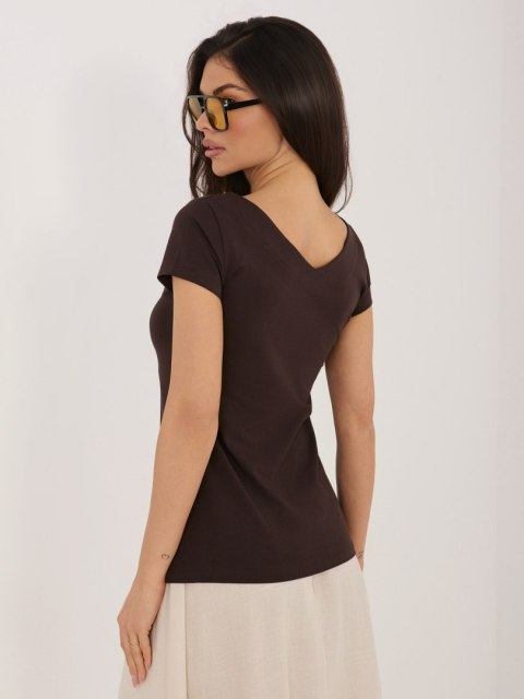 Bluzka-RV-BZ-A1267.08-ciemny brązowy