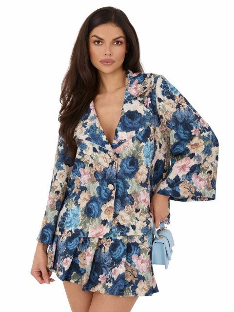 marynarka damska ciemnoniebieska do pracy stylizacja