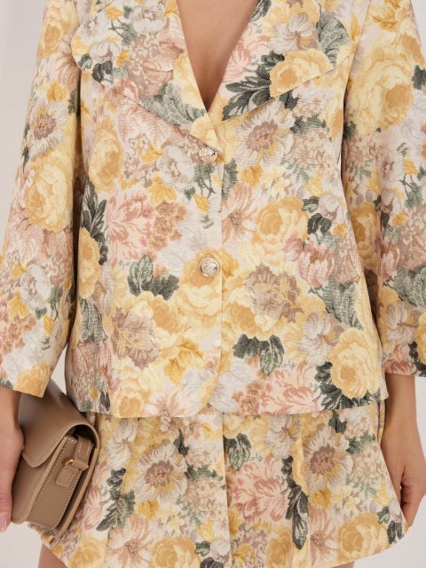 marynarka damska żółta do pracy stylizacja