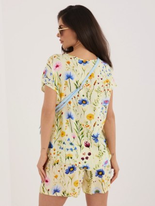 Szorty-D73771M62489KD-jasny żółty