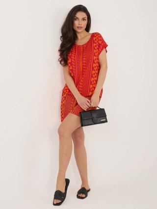 Szorty-D73771M62489KD-pomarańczowy