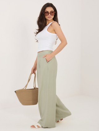 Spodnie-D60103M62449E2-pistacjowy