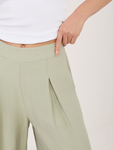 Spodnie-D60103M62449E2-pistacjowy