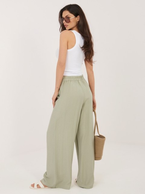 Spodnie-D60103M62449E2-pistacjowy