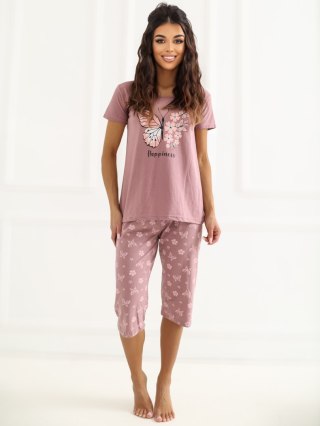 Piżama-DU-PI-FP-300.94-ciemny różowy