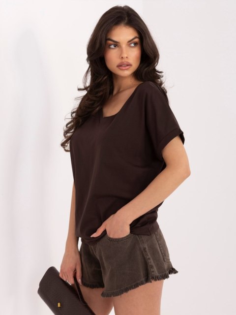 Bluzka-RV-BZ-A1321.91-ciemny brązowy