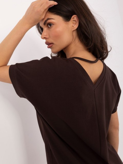 Bluzka-RV-BZ-A1321.91-ciemny brązowy