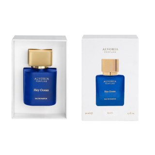 Alvoria Hey Ocean męskie perfumy waniliowo-drzewne Eau de Parfum 50 ml