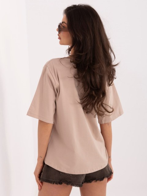 T-shirt-RV-BZ-A1268.18-ciemny bezowy