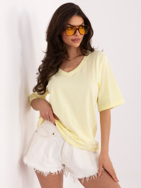 T-shirt-RV-BZ-A1268.18-jasny żółty