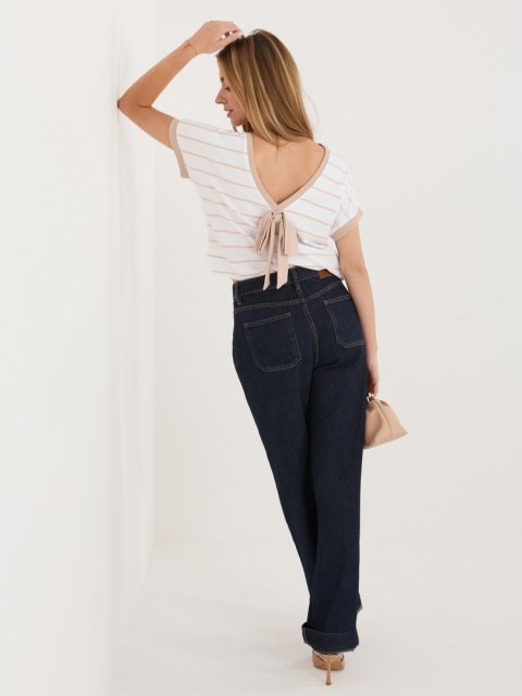 Bluzka-RV-BZ-A1243.13P-ciemny bezowy