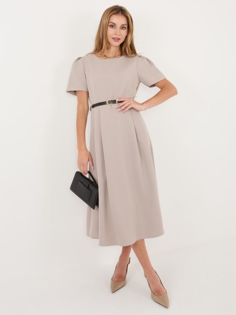 Sukienka-MI-SK-A2328.91-ciemny bezowy