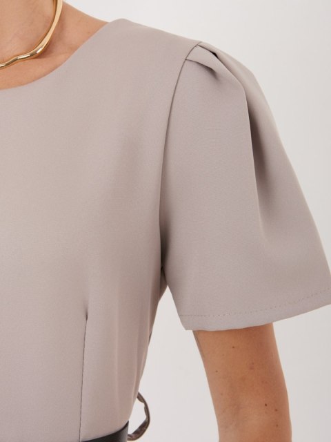 Sukienka-MI-SK-A2328.91-ciemny bezowy