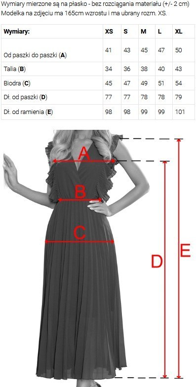 Sukienka NINA kopertowa z falbanką i rozcięciem – cukierkowy róż XL