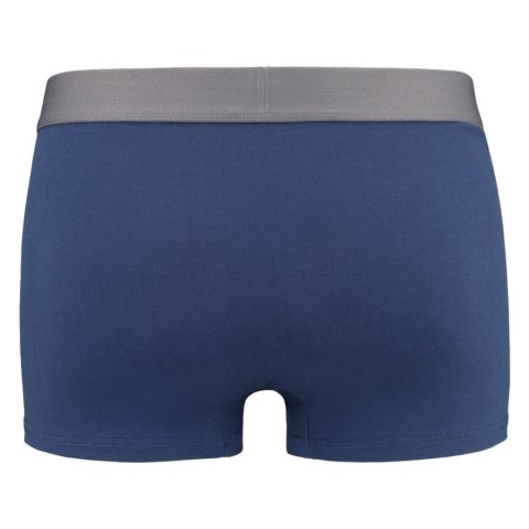 Bawełniane bokserki męskie zestaw 3 par czarne granatowe majtki L - Peterson 