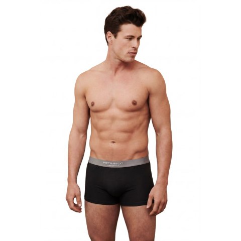  Majtki męskie bokserki bawełniane L czarne zestaw 3 pary - Peterson