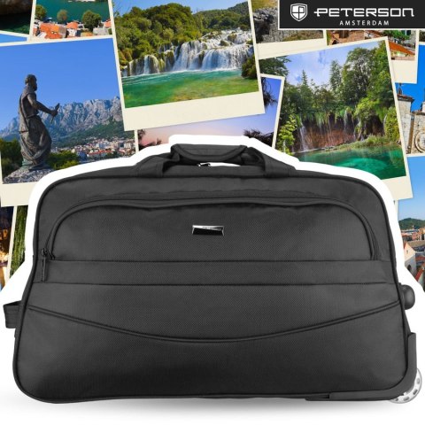 Torby podróżne zestaw 3w1 bagaż turystyczny na kółkach torba podróżna z wysuwanym uchwytem - Peterson 