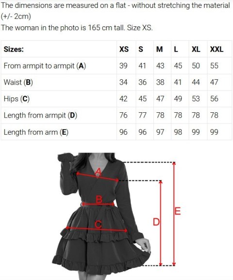 Sukienka NINA kopertowa z falbanką i paskiem – czerwona M