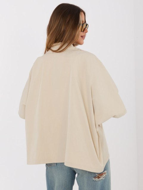 Płaszcz-IT-KR-FL10153KSM.86-beżowy