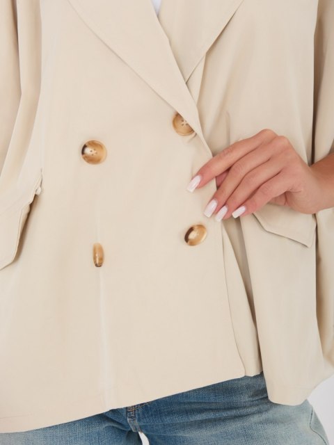 Płaszcz-IT-KR-FL10153KSM.86-beżowy