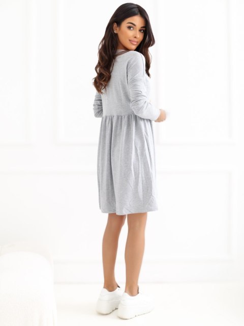 Sukienka RV-SK-6008.19X szary S