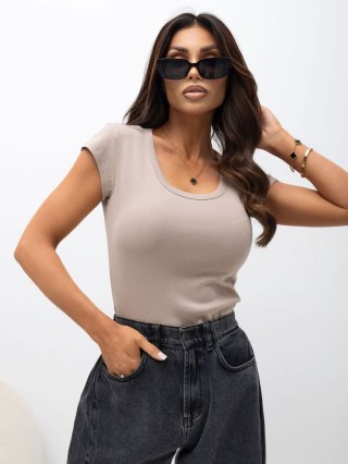 T-shirt-RV-TS-A1360.02P-ciemny bezowy