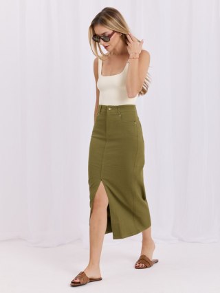 Spódnica-HM-SD-MC6290.49-khaki