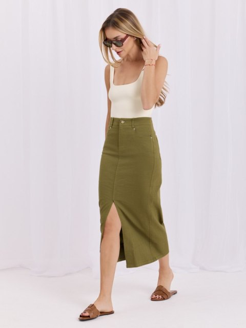 Spódnica-HM-SD-MC6290.49-khaki