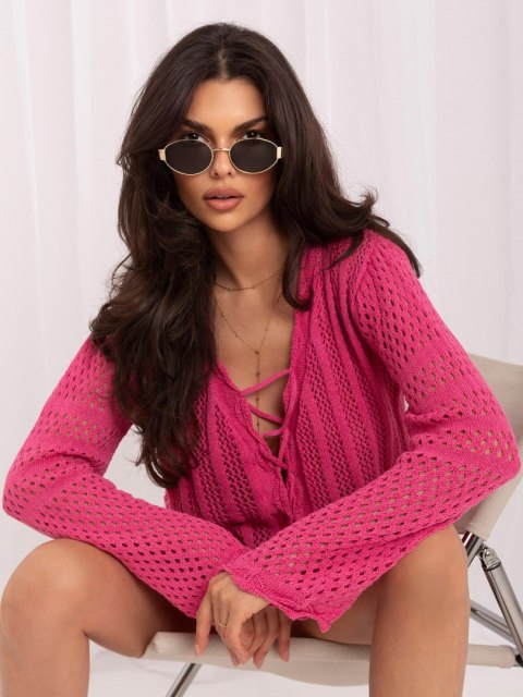 Sweter LC-SW-0228.21P ciemny różowy